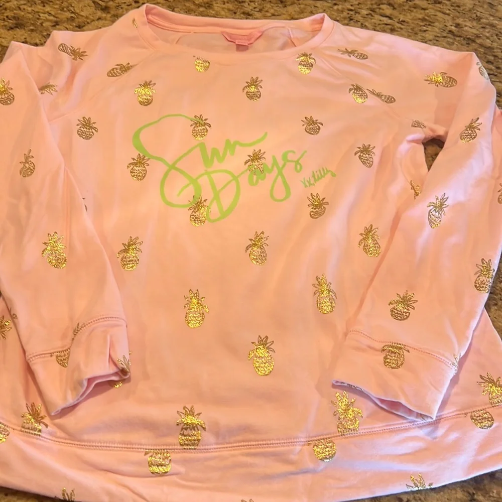 Lilly Pulitzer Size XS Brayden โSun Dazeโ sweatshirt โ๏ธ ๐ - Picture 5 of 5